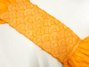 正絹　絞り　帯揚げ